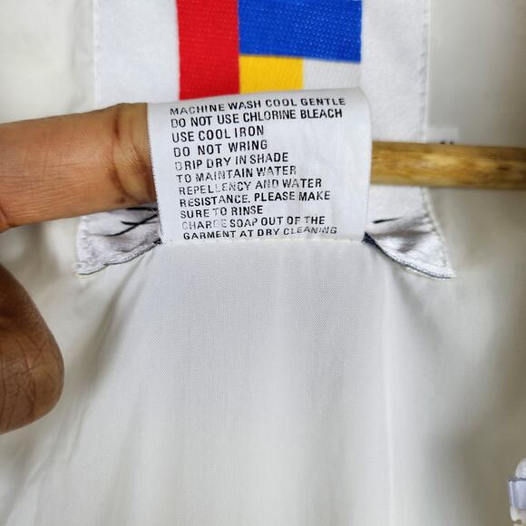 Vintage 80's/90'sWomen's Forte All White One Piece Ski Snowsuit Modern size 8/10 - Picture 12 of 12